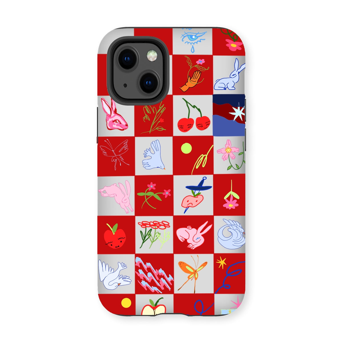 Sweet grid Tough Phone Case