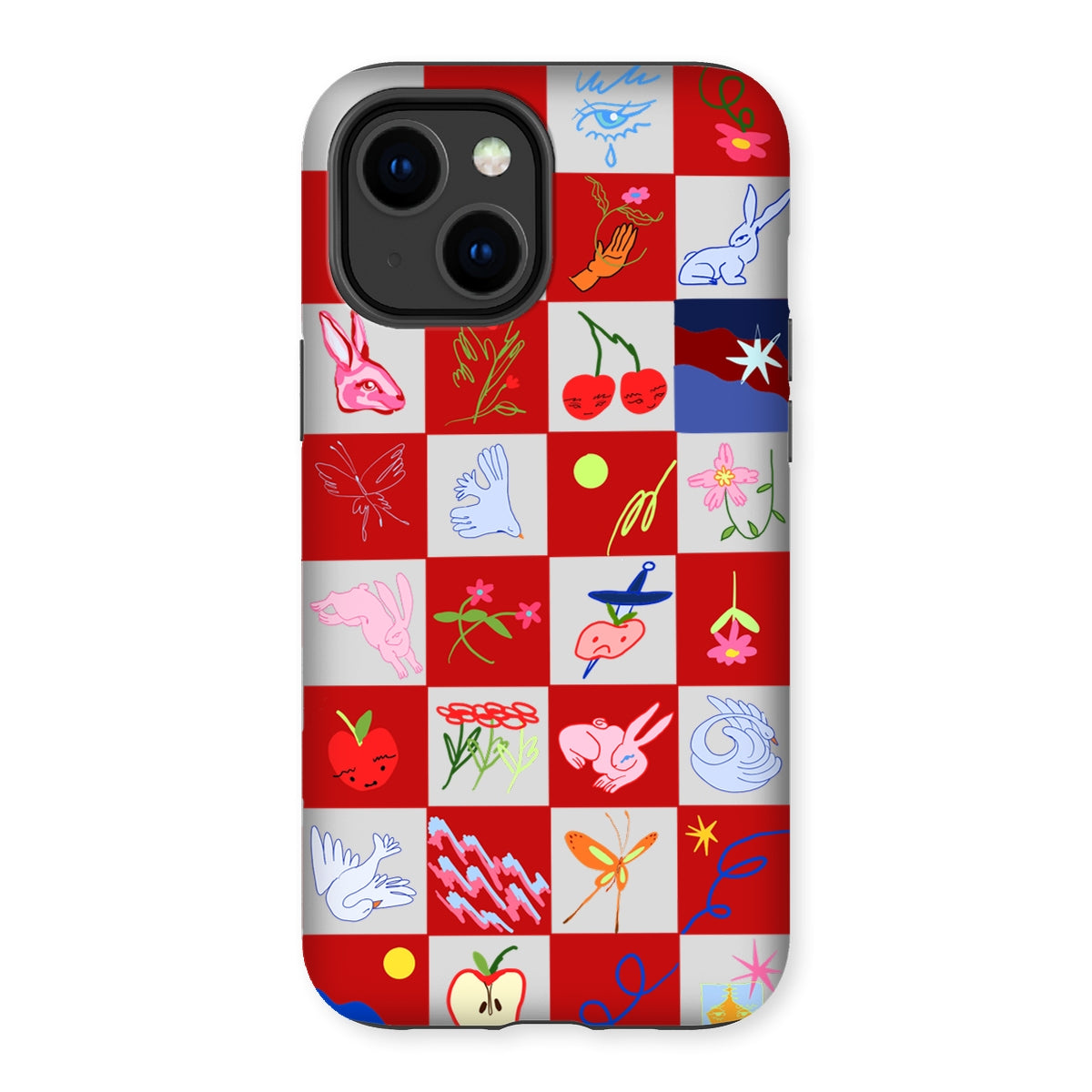 Sweet grid Tough Phone Case