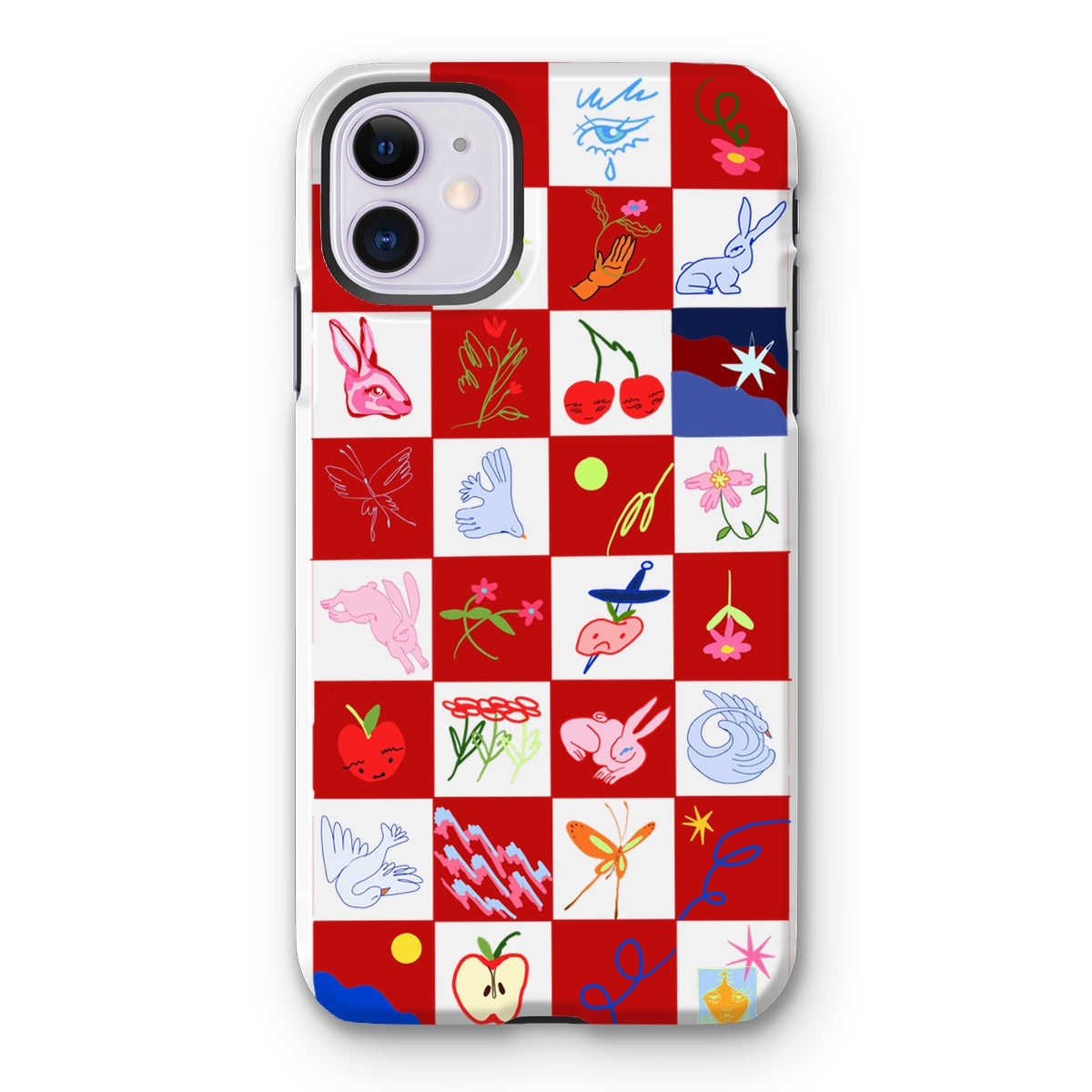 Sweet grid Tough Phone Case