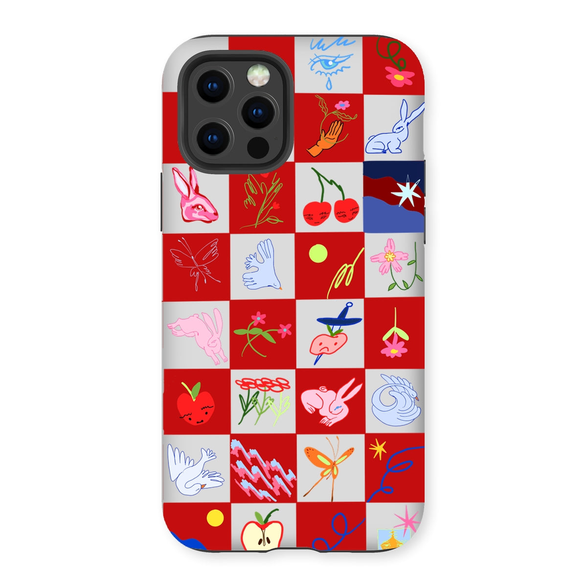 Sweet grid Tough Phone Case