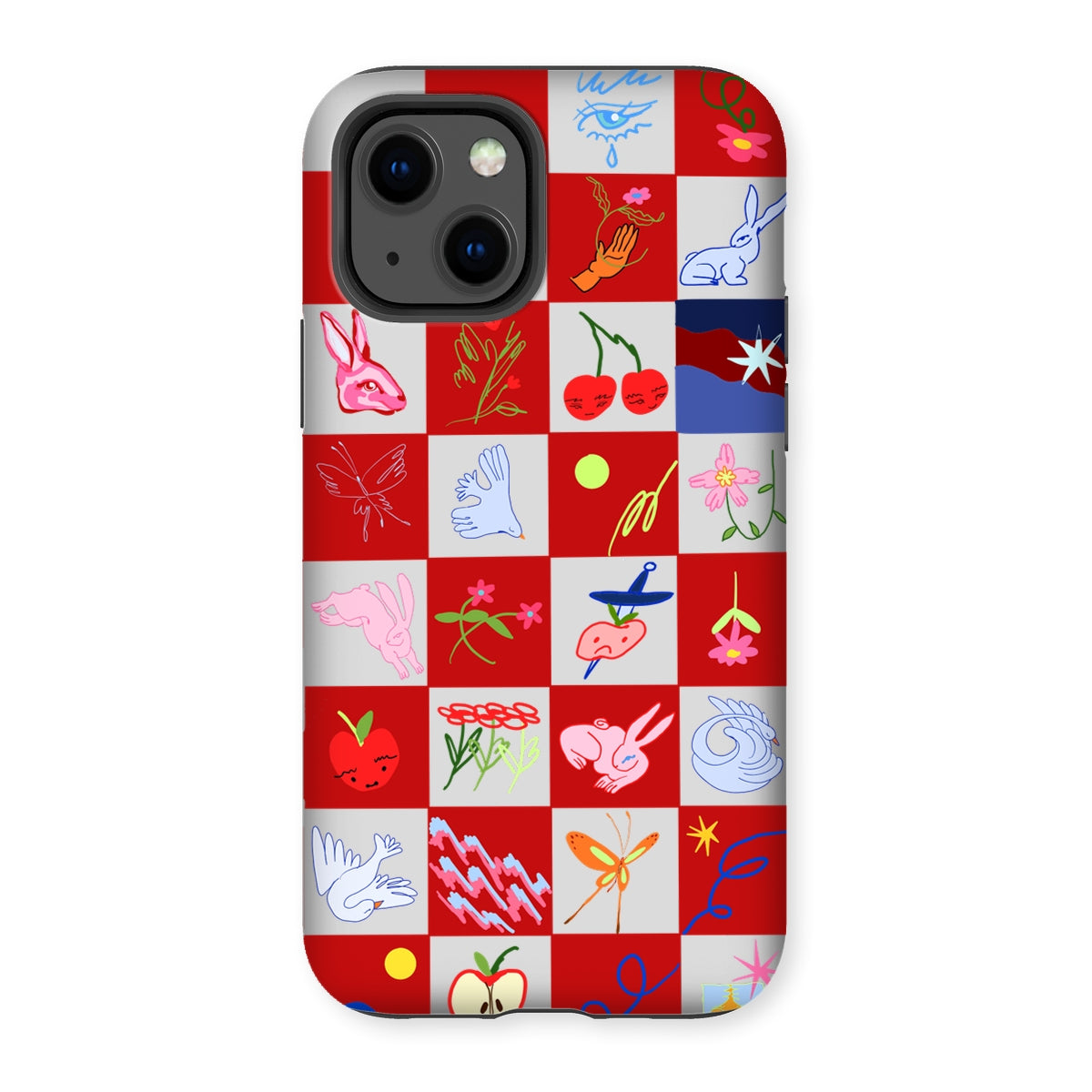 Sweet grid Tough Phone Case