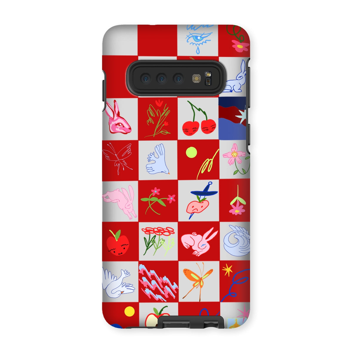 Sweet grid Tough Phone Case