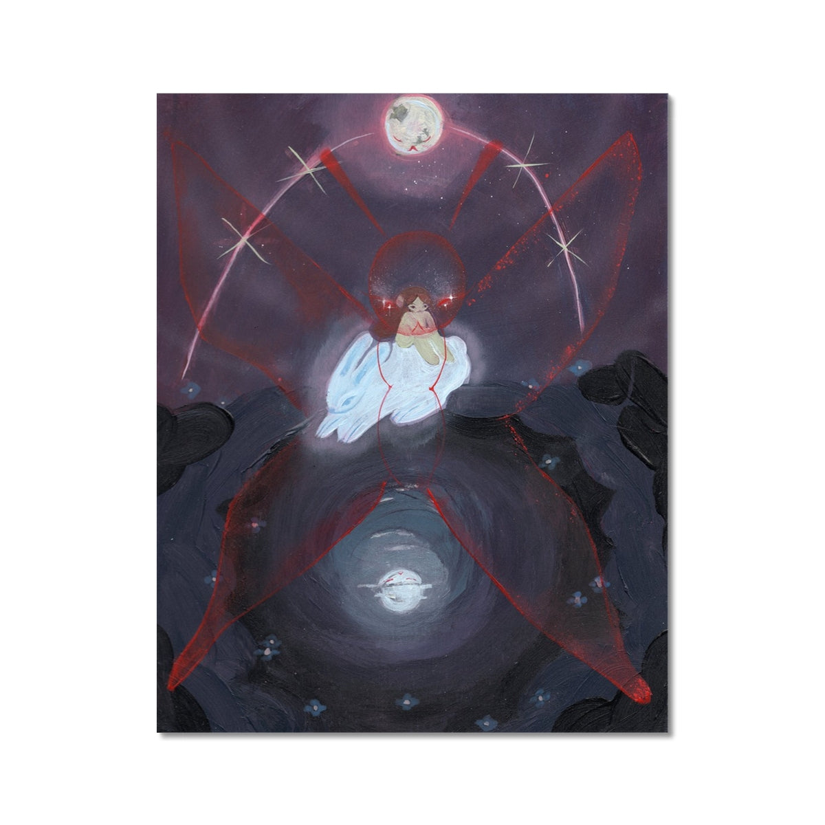 Night Chat Fine Art Print
