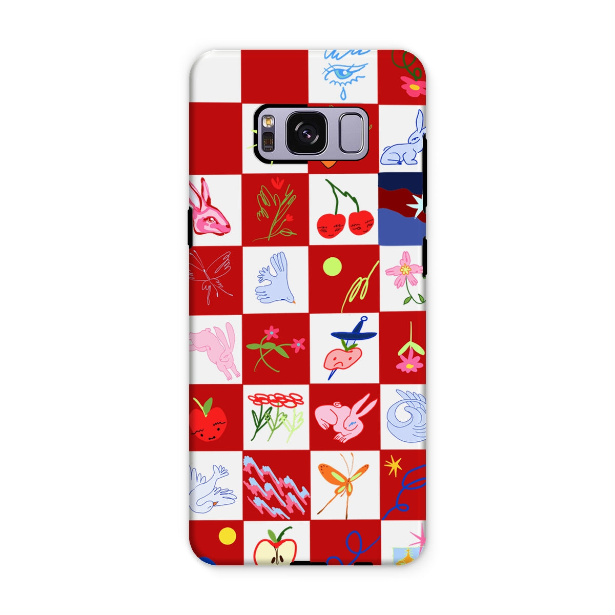 Sweet grid Tough Phone Case