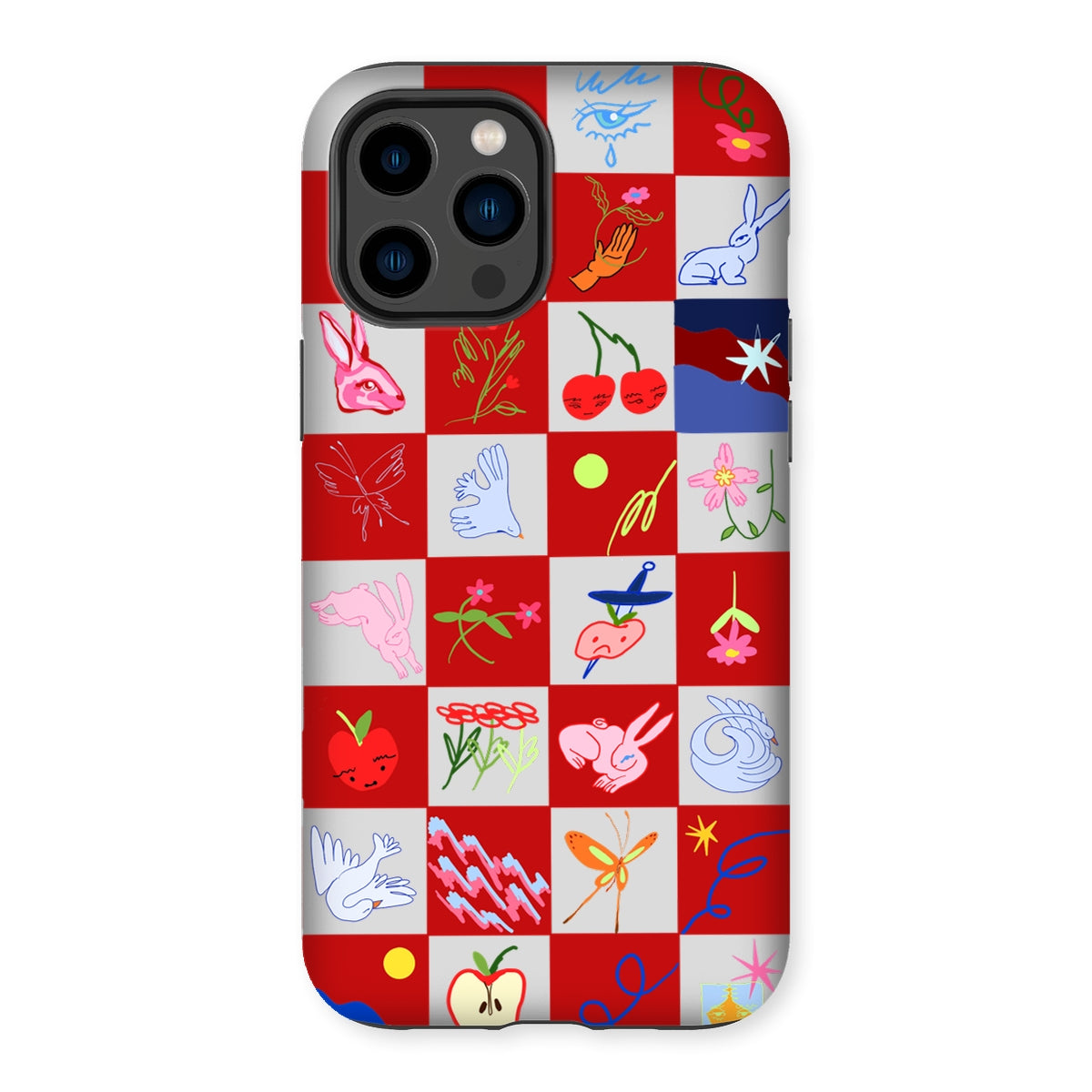 Sweet grid Tough Phone Case
