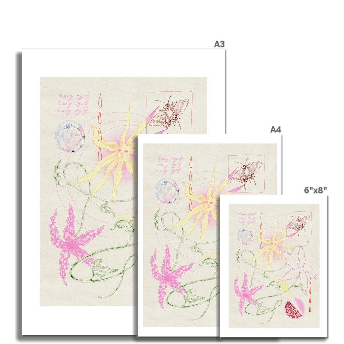 The sun Fine Art Print