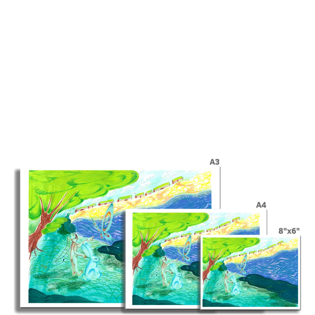 New views Fine Art Print