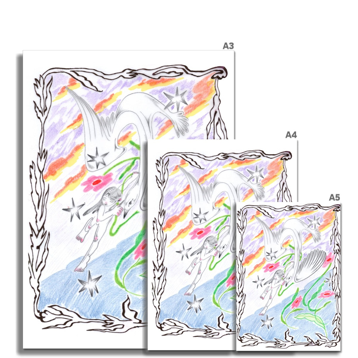 Chase me Fine Art Print