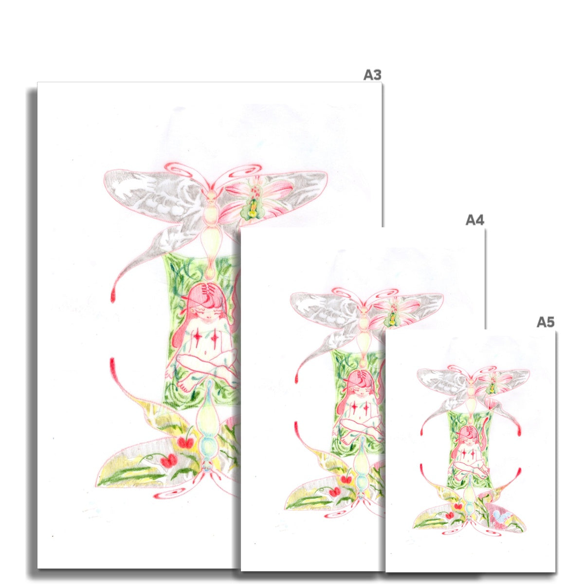 Butterfly guides Fine Art Print