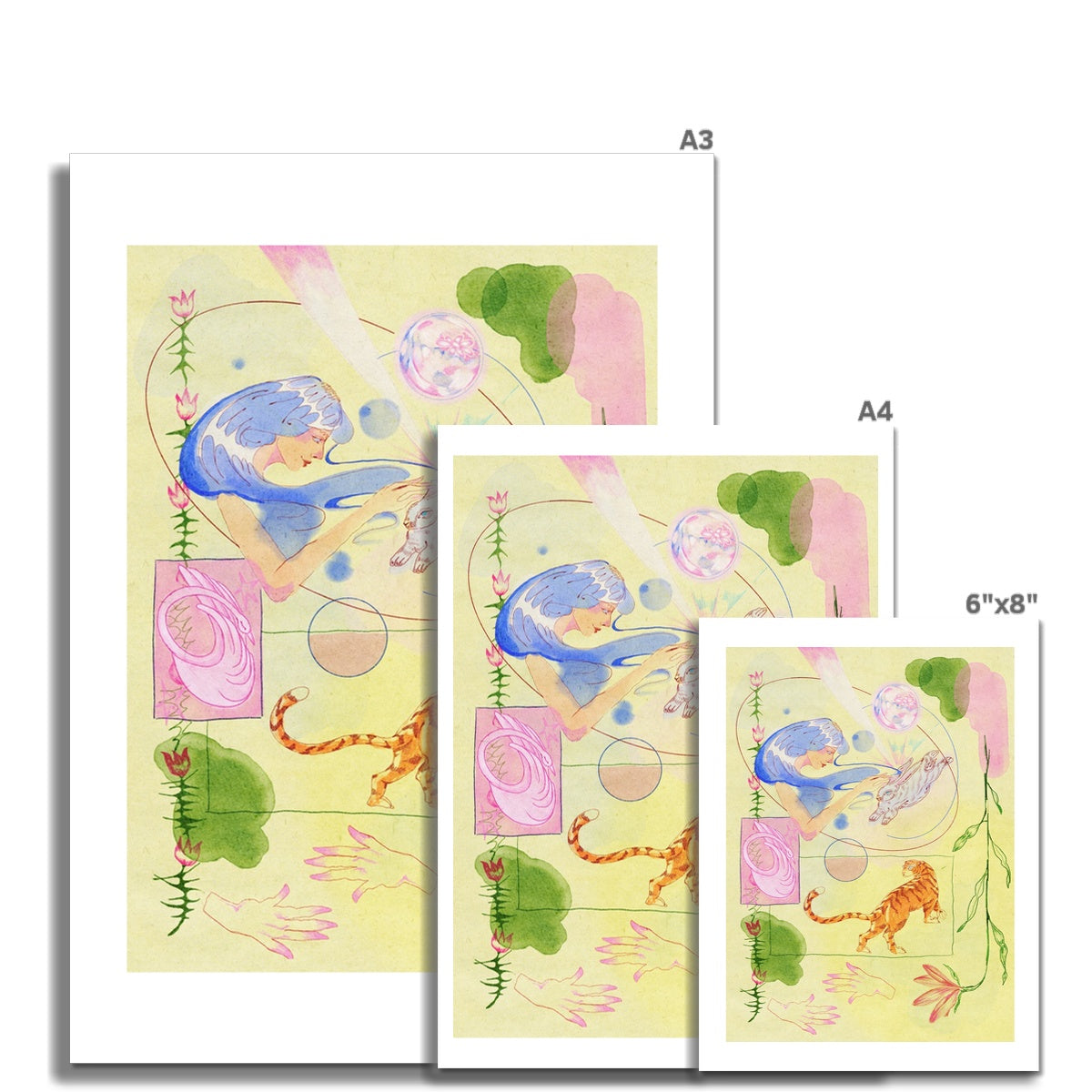 The mother Fine Art Print